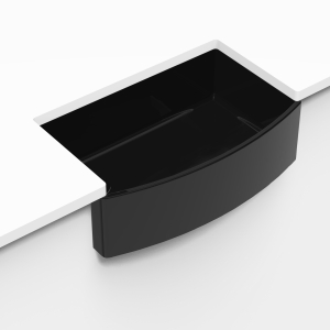 VELARO - Bright Black, 33 Inch Curved