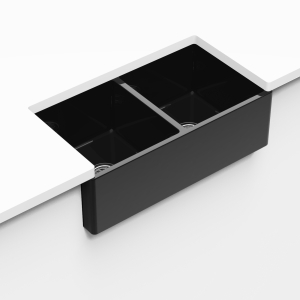 VELARO - Bright Black, 33 Inch Double